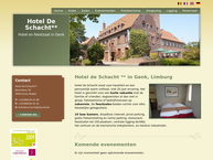 Website van Hotel de Schacht 