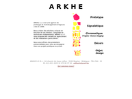 Website van Arkhe-Decoration 