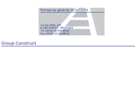 Website van Group Construct 