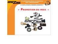 Website van Electro-Pièces 