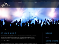 Website van Jet-Sound & Light Bvba 