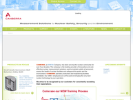 Website van Canberra Semiconductor 