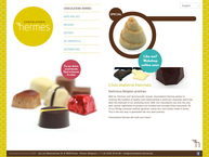 Website van Chocolatier Hermes nv 