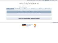 Website van Garage Piscina Sprl 