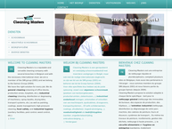Website van Cleaning Masters 