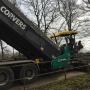 Door een bezoeker 16/12/2015 geüpload - Machinaal asfalt plaatsen