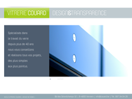 Website van Vitrerie Couard SA 