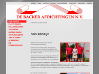 Website van De Backer Afdichtingen Knokke NV 