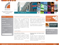 Website van Devimo Consult 