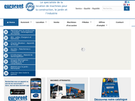 Website van Eurorent 