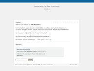 Website van Fabi Hydraulics 