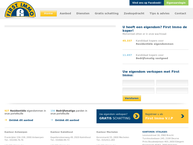 Website van First Immo 