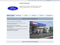 Website van Dejonghe Garage Bvba 
