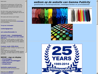Website van Gamma Publicity BVBA 