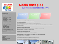 Website van Geels Autoglas BVBA 
