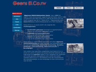 Website van Geens 