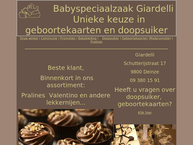 Website van Giardelli 