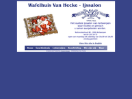 Website van Tea-Room Van Hecke 