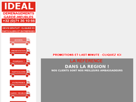Website van Idéal Déménagements-Transports 