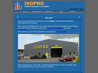 Website van Isopro SA 