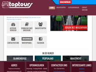 Website van Toptours 