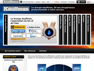 Website van Kauffman Gaz Service 