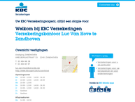 Kbc Verzekeringen, Van Hove Luc Bvba