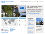 Website van Kone Belgium 