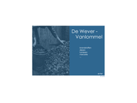 Website van De Wever-Vanlommel Bvba 