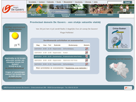 Website van De Gavers Provinciaal Domein 