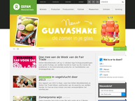 Website van Oxfam Solidarité 