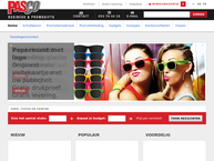 Website van Pasco Promotions 