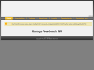 Website van Verdonck NV 