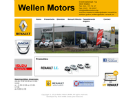 Website van Wellen Motors 