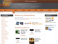 Website van Softwareshop 