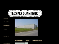 Website van Techno Construct 