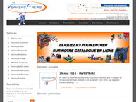 Website van Verviers Freins sa 