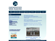 Website van Van Haecke Zakenkantoor 