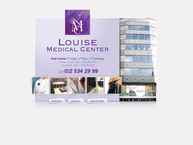 Website van Louise Médical Center SPRL 