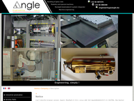 Website van Angle Engineering SPRL 