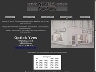 Website van Optiek Yves bvba 