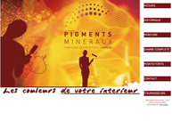 Website van Peintures Ladeuze, Pigments Minéraux sa 