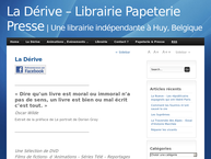 Website van Dérive Sprl 