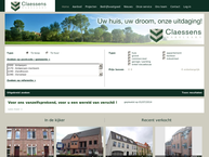 Website van Claessens Makelaars 