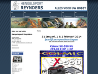 Website van Reynders Hengelsport 