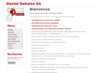 Website van Daniel Dekaise SA 