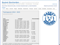 Website van Berentrode vzw 