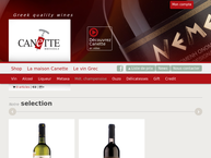 Website van Canette-Quality Wines SA 