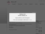 Website van Deboo Saab nv, Deboo nv 