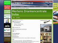 Website van Mertens Drankencentrale BVBA 